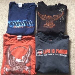 Harley Davidson Size XL Shirt Bundle